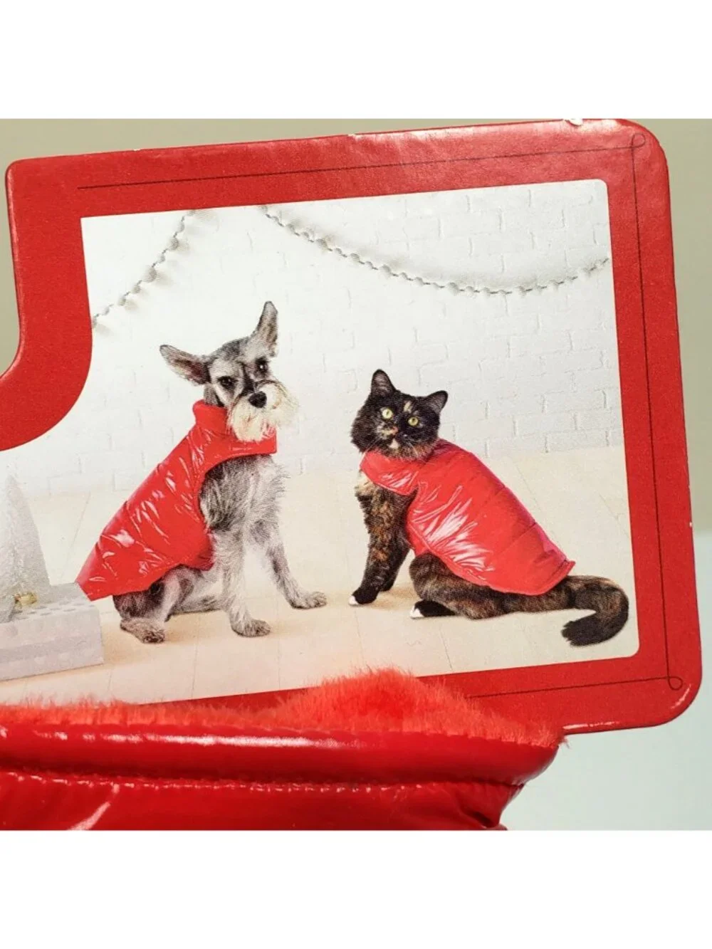 Wondershop Red Pet Puffer Vest for Cat and Dog Size XS